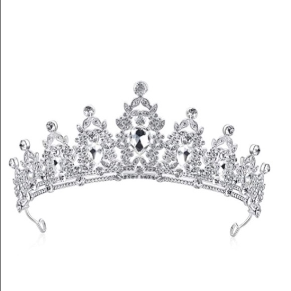 Diamond rhinestone wedding tiara crown